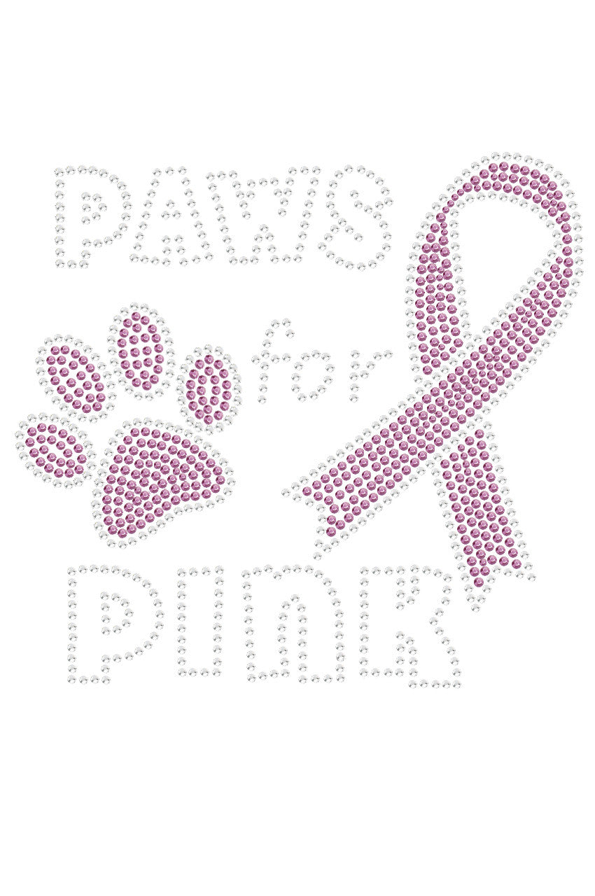Paws for Pink - Womens T-shirt