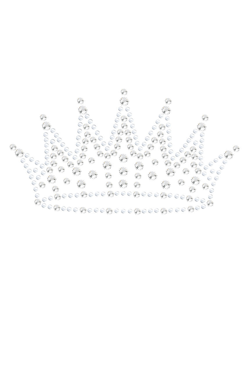 Crown 1 (Austrian crystal Rhinestones) - Womens T-shirt