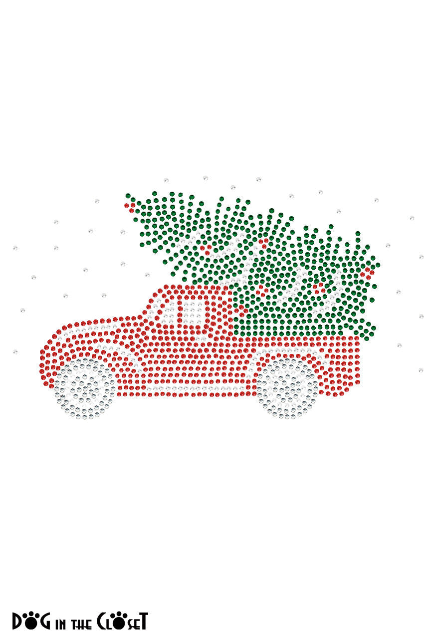 Christmas Truck (Small) - Womens Tee