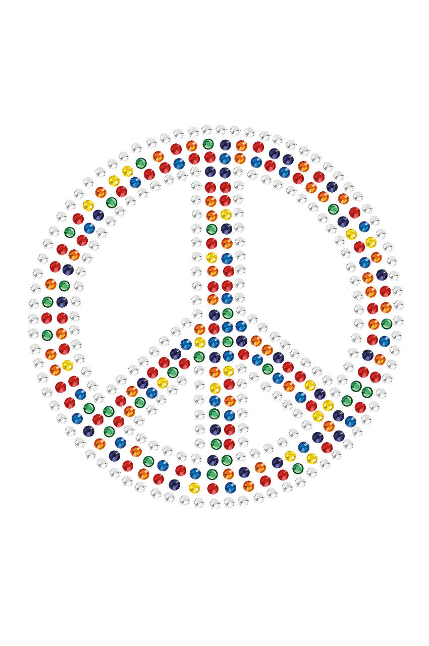 Peace Sign (Multicolor) - Womens T-shirt