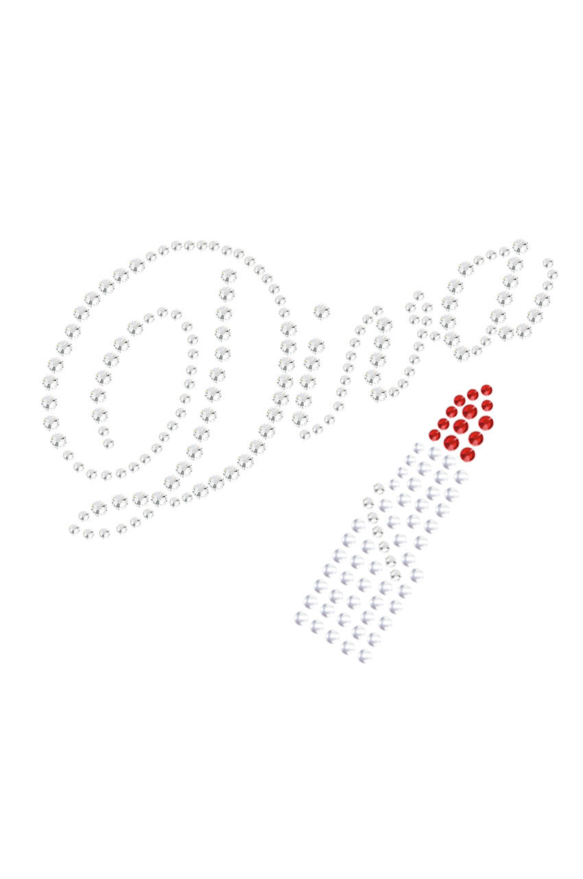 Diva with Austrian crystal Red Lipstick - Bandanna