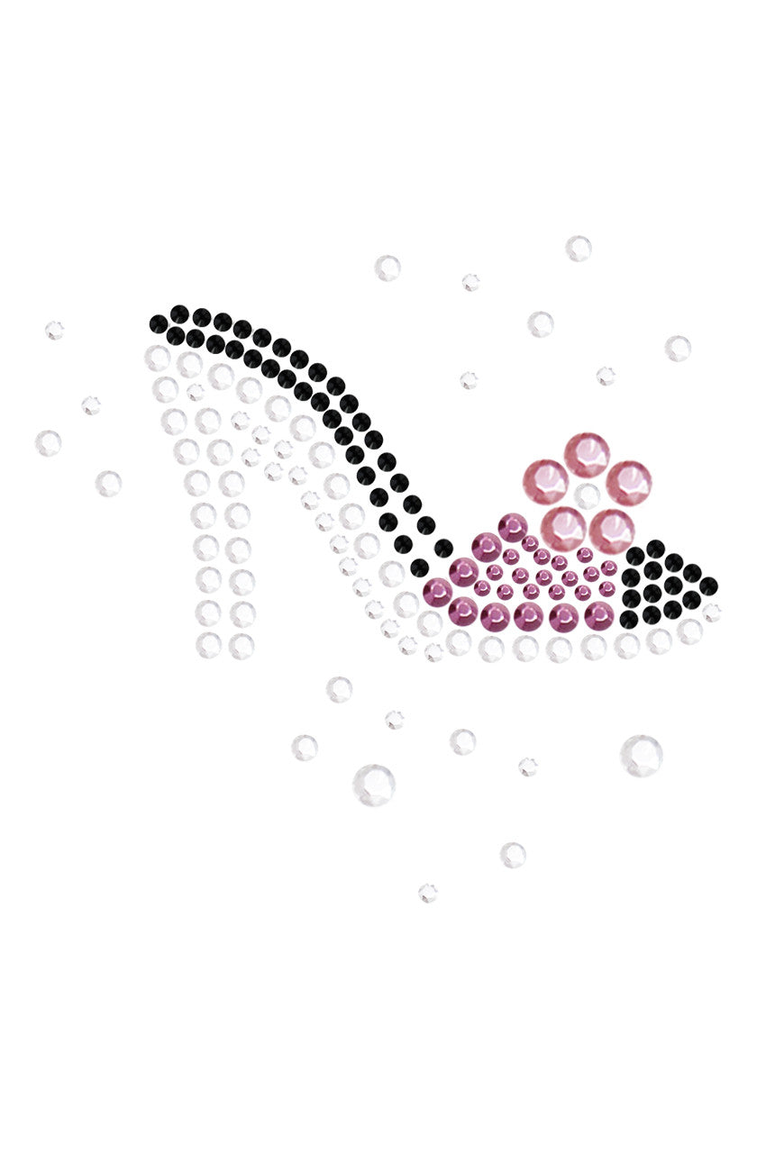 High Heel Shoe (Pink & Black) - Women's T-shirt