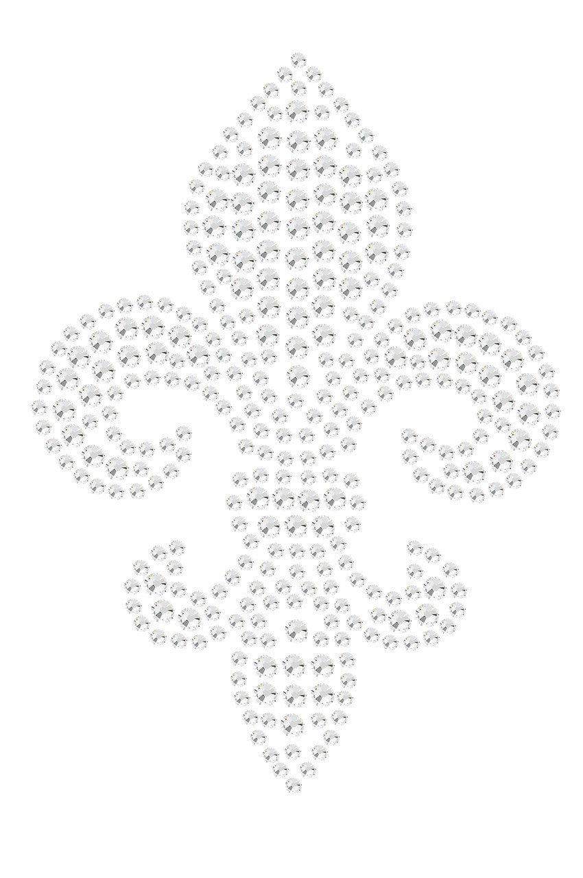 Fleur de Lis (Rhinestone) - Womens T-shirt