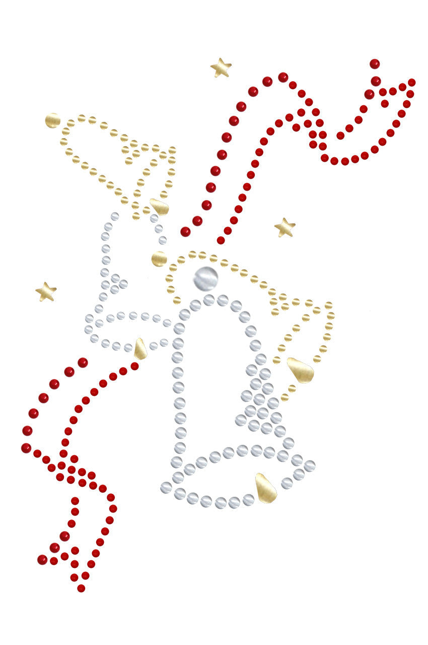 Nailhead Christmas Bells - Womens T-shirt