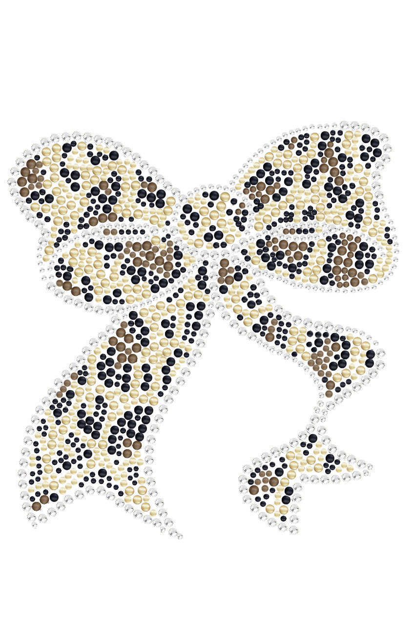 Bow (Leopard) - Womens T-shirt