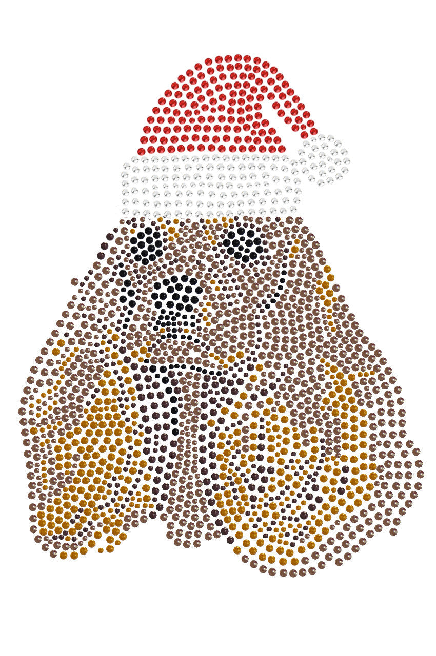 Cocker Spaniel with Santa Hat - Bandana