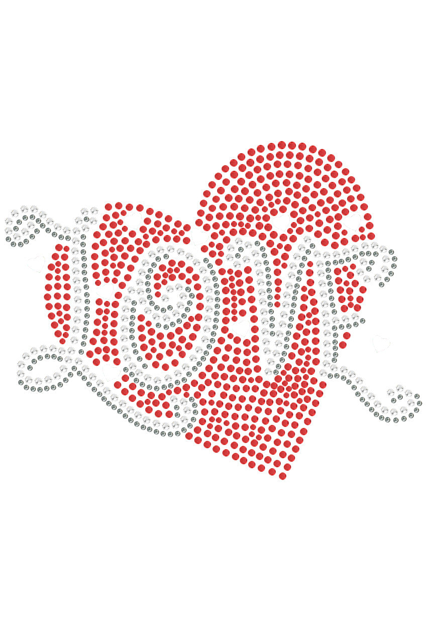 Love Red Heart - Womens T-shirt