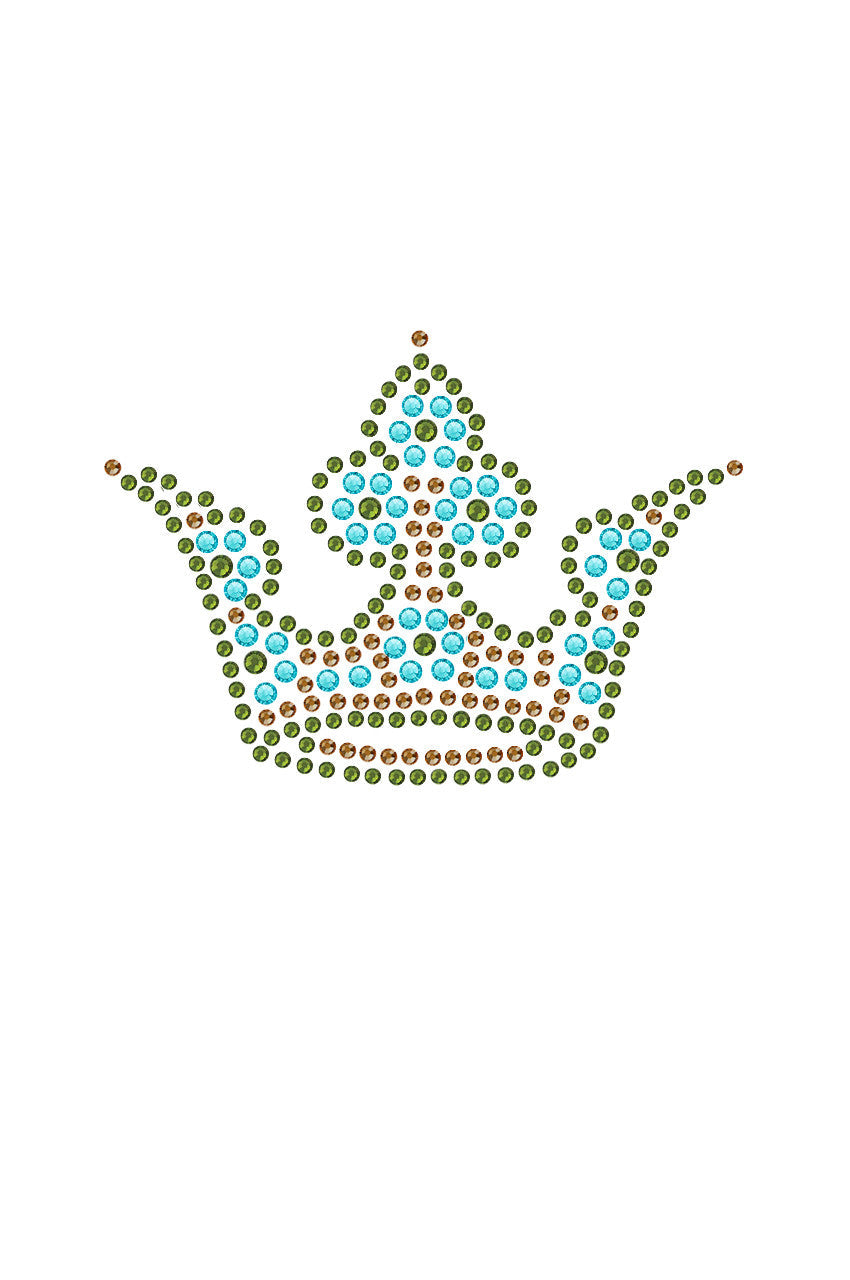 Crown 3 (Lime, Turquoise, & Brown) - Bndana