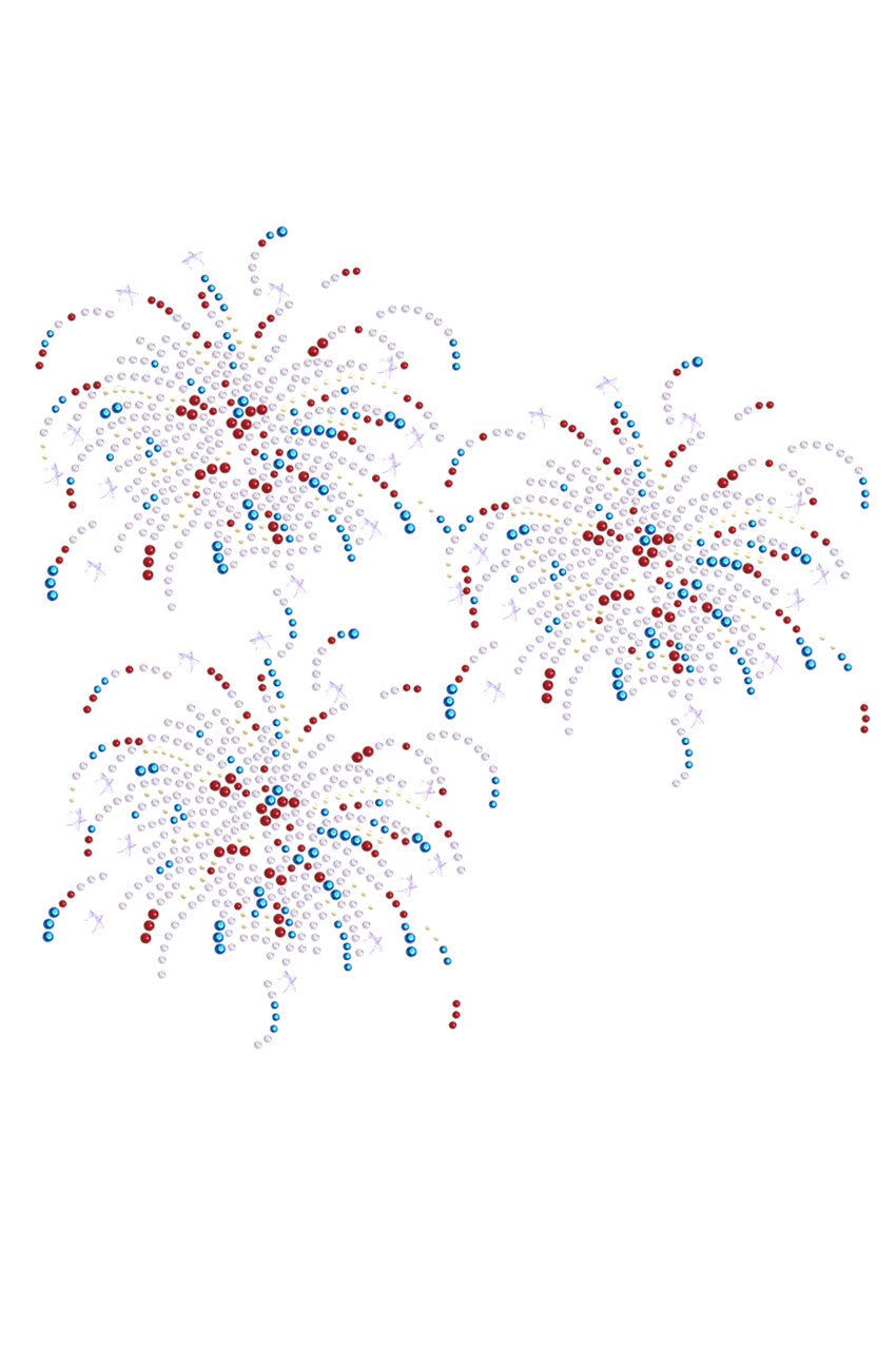 FIreworks (Cluster of Three) - Womens T-shirt
