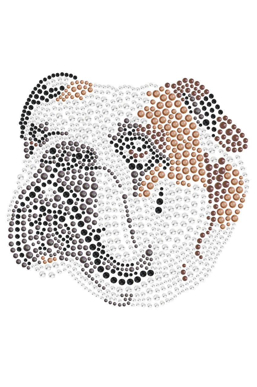 Bulldog Face (Brown) - bandana