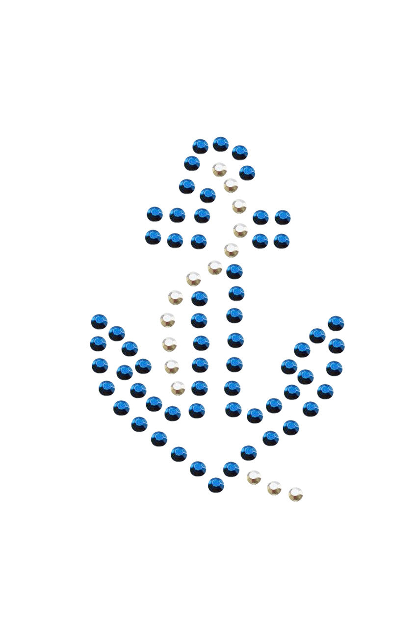 Anchor (Small Blue) - Womens T-shirt