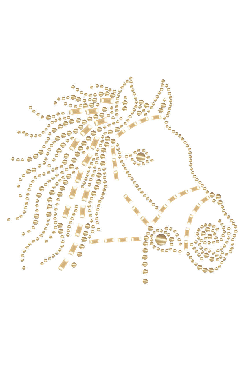 Horse Face (Gold) - Womens T-shirt