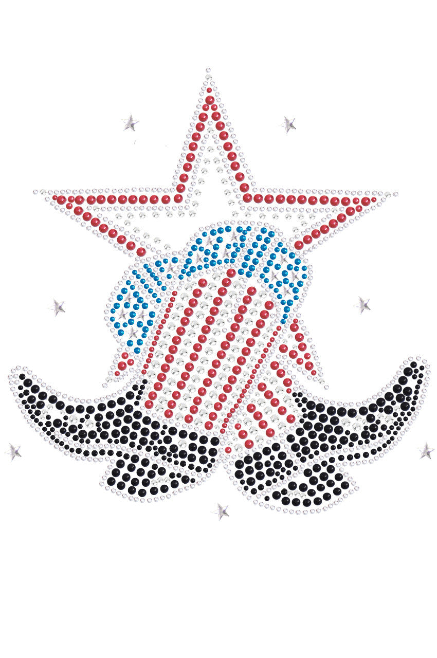 Boots with Star - Womens T-shirt