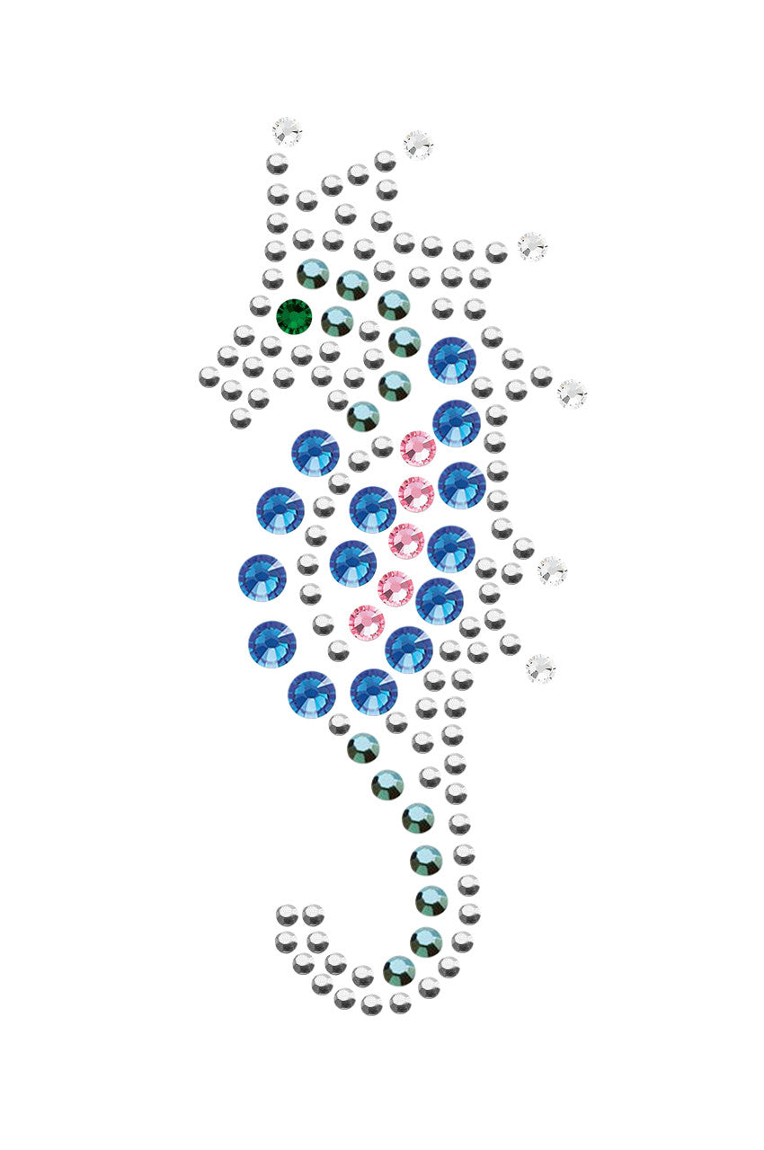 Seahorse (Blue) - Women's T-shirt