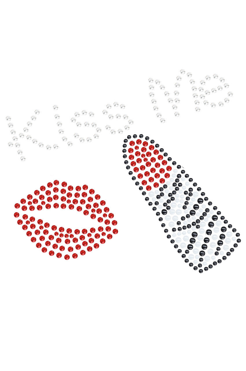 Kiss Me with Lips and Lipstick - Bandanna