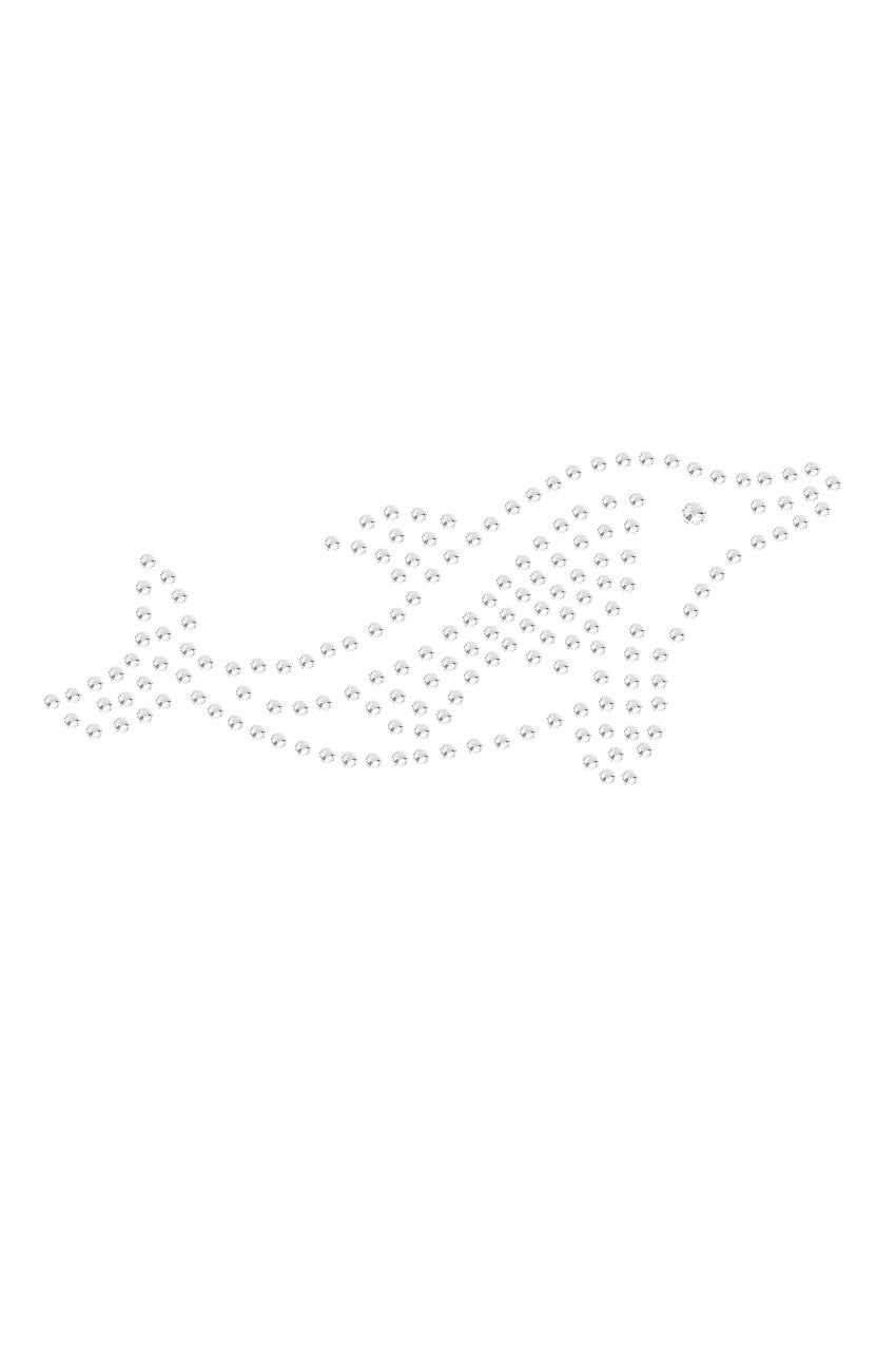 Dolphin (Rhinestone) - Womens T-shirt