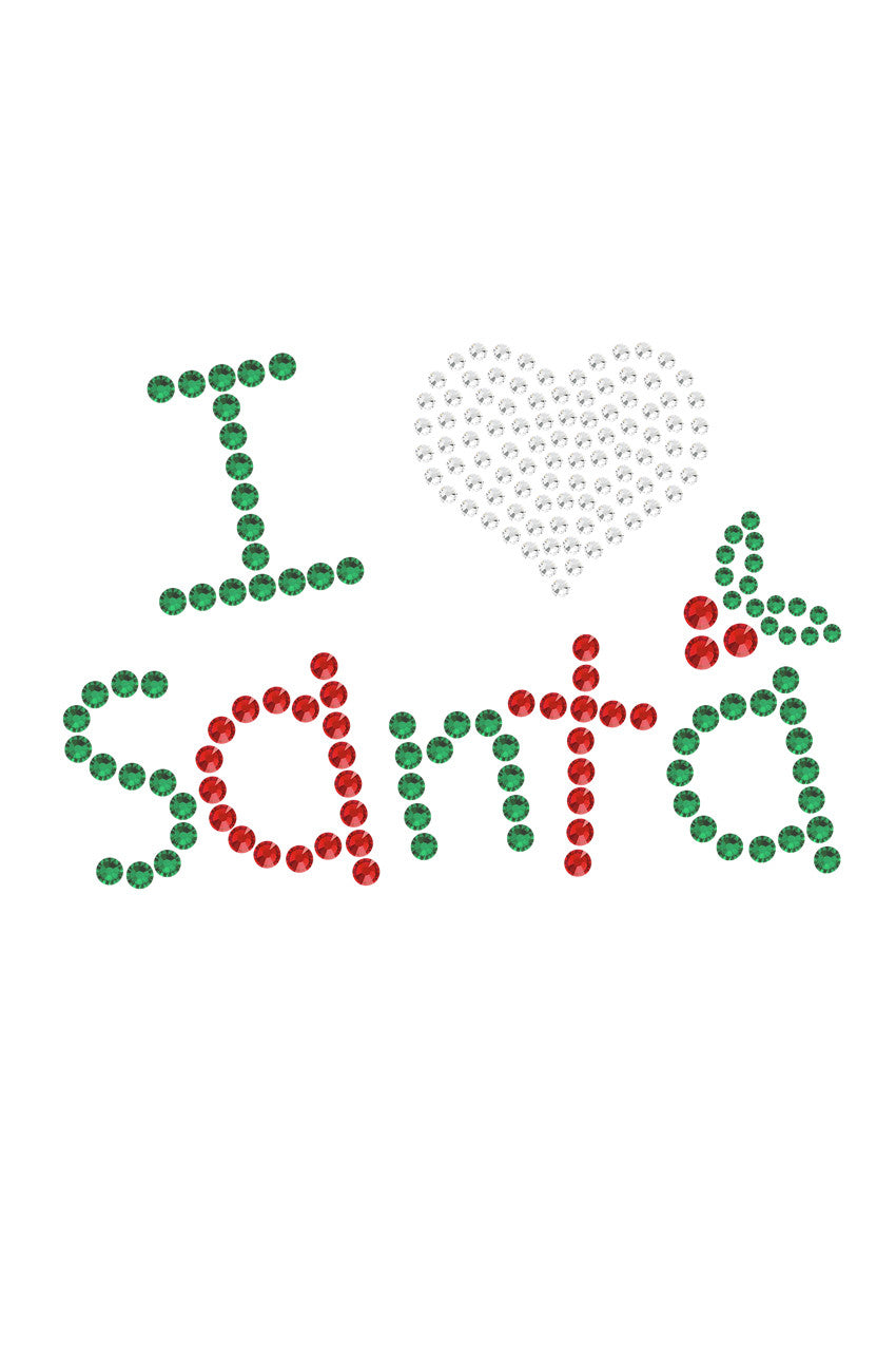 I Love Santa - Womens T-shirt