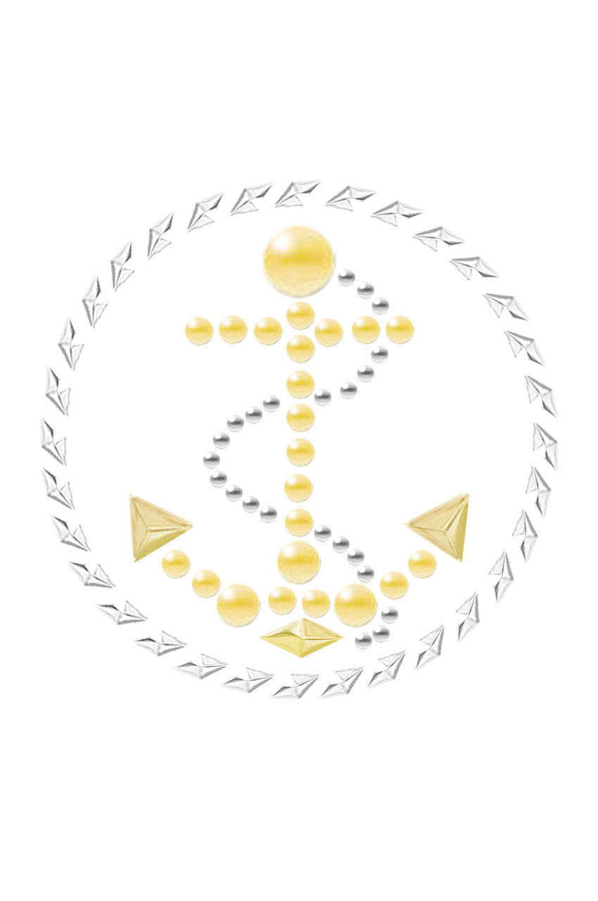 Anchor Circle (Nailhead) - Women's T-shirt