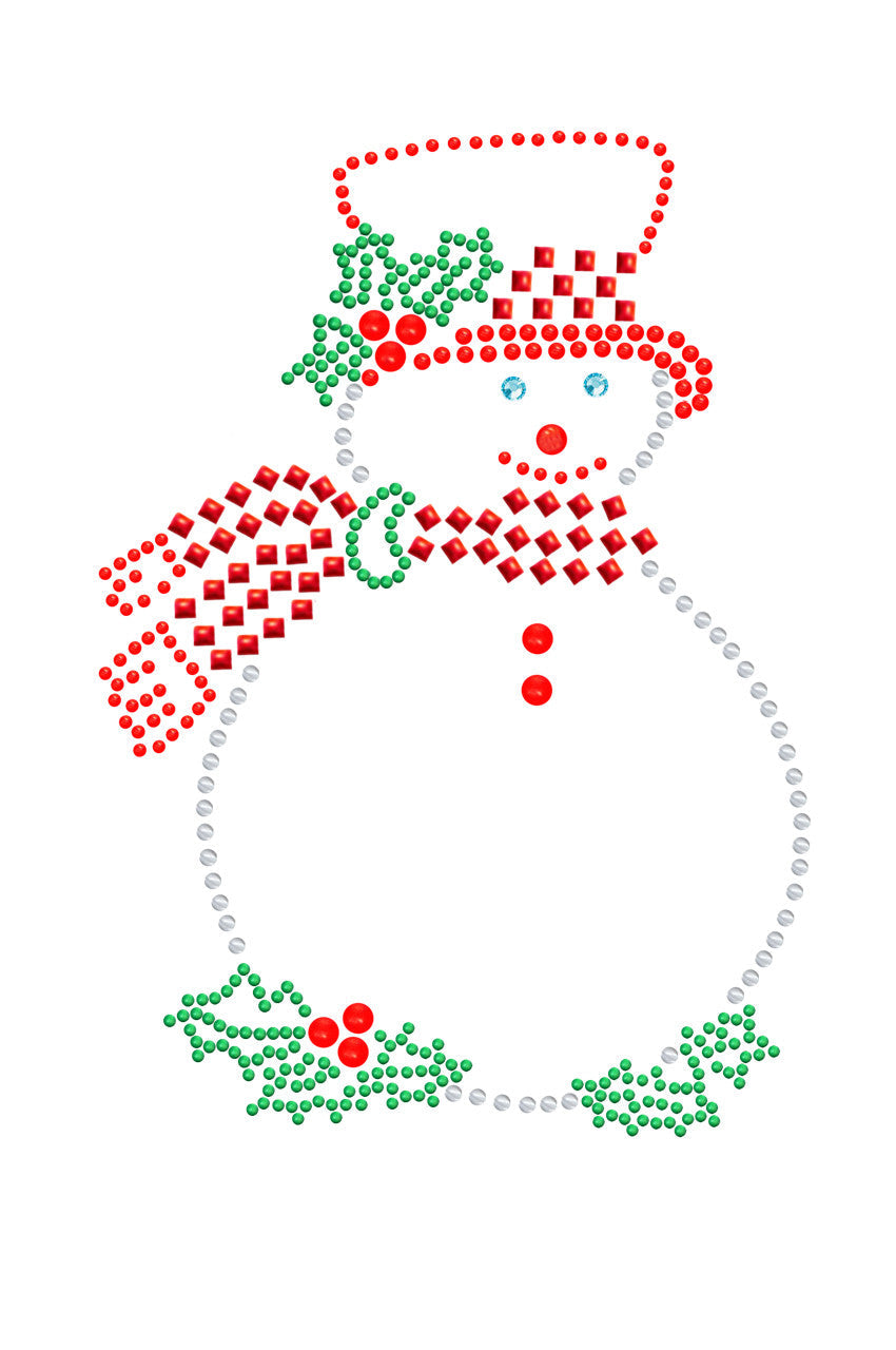 Snowman Outline - Womens T-shirt