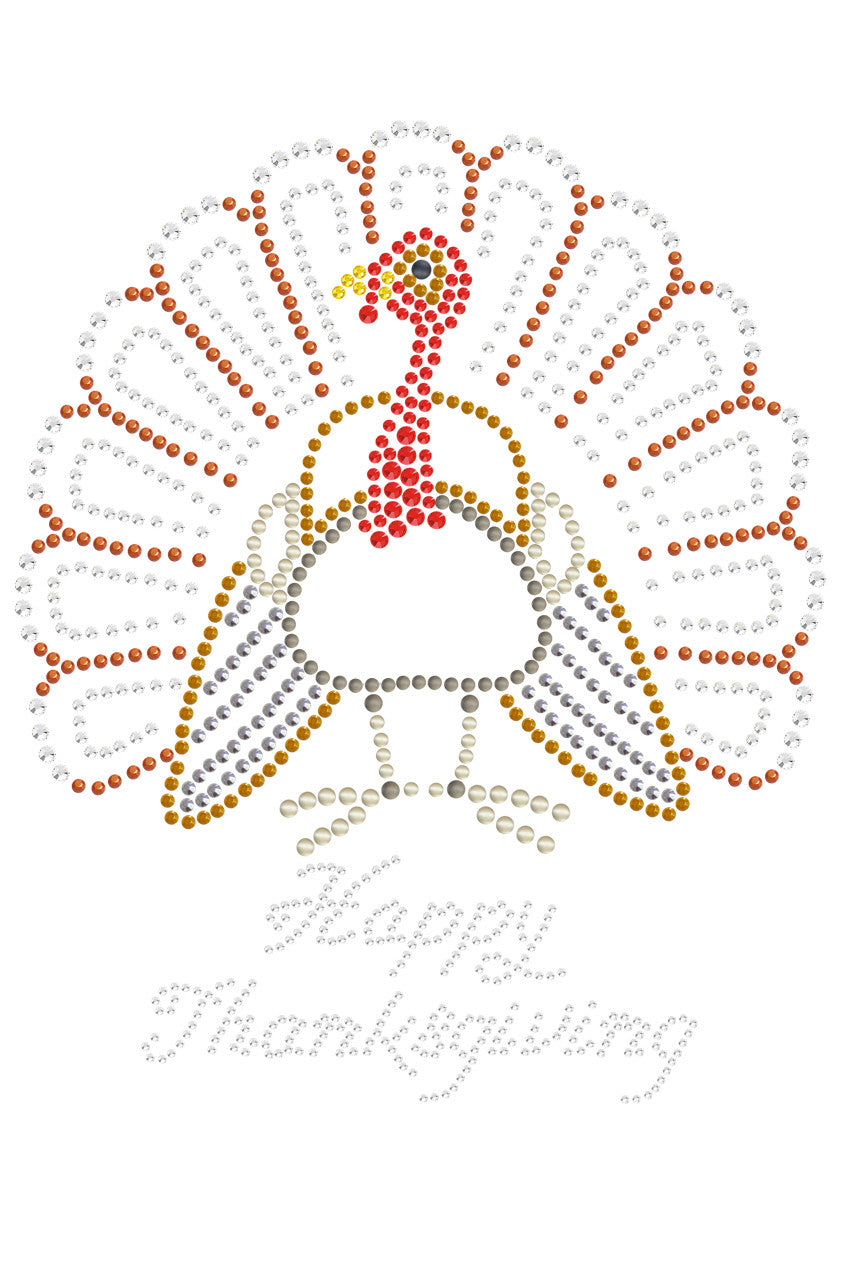 Happy Thanksgiving Turkey 2 - Womens T-shirt
