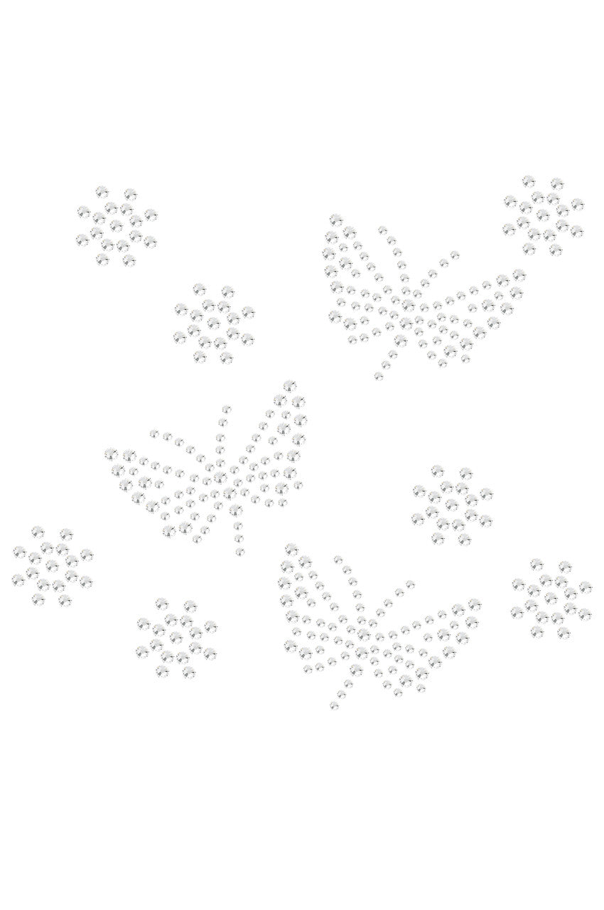 Small Rhinestone Butterflies - Bandanna