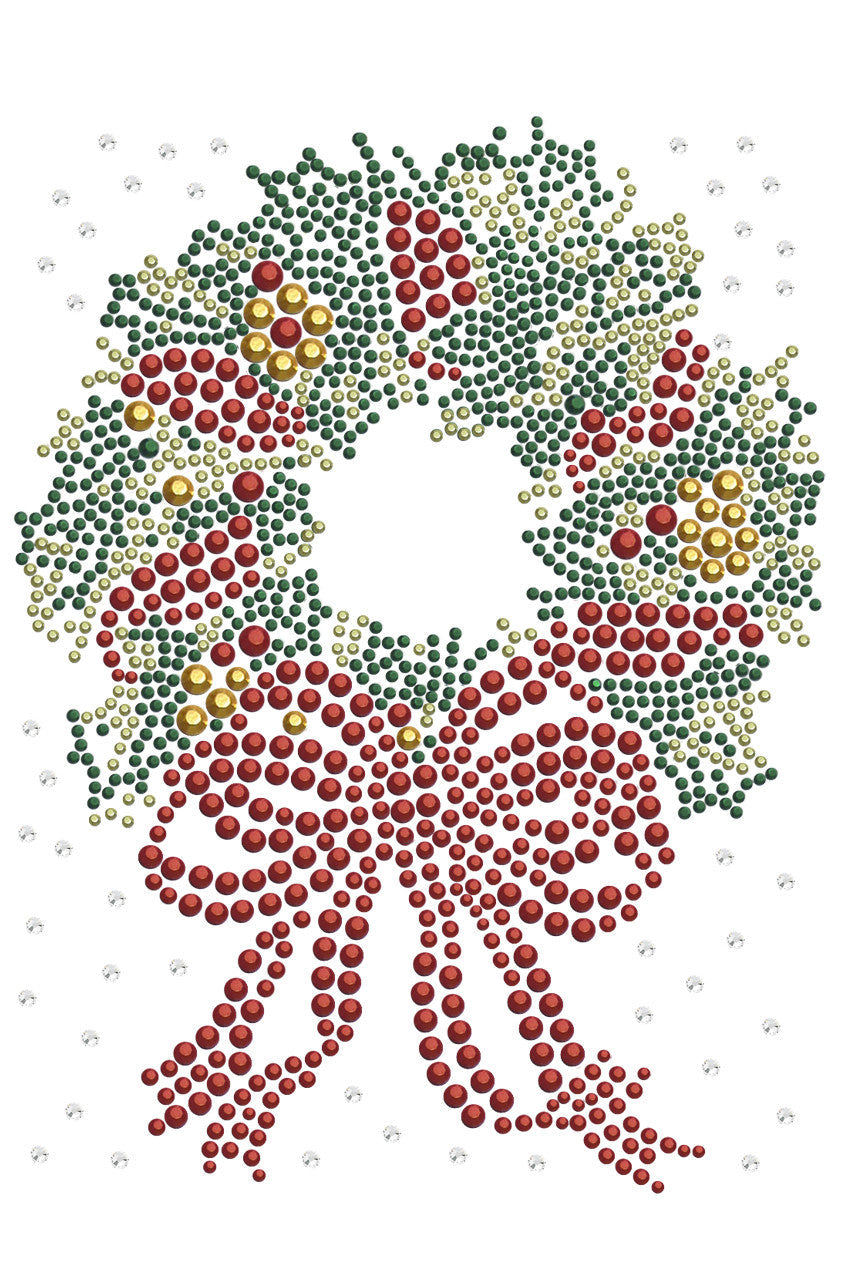 Christmas Wreath - Womens T-shirt