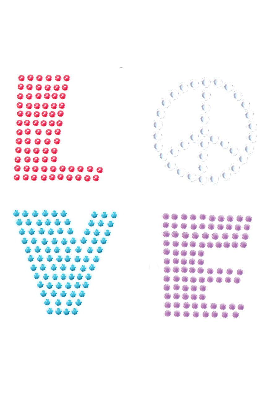 Love with Peace Sign - Women's T-shirt