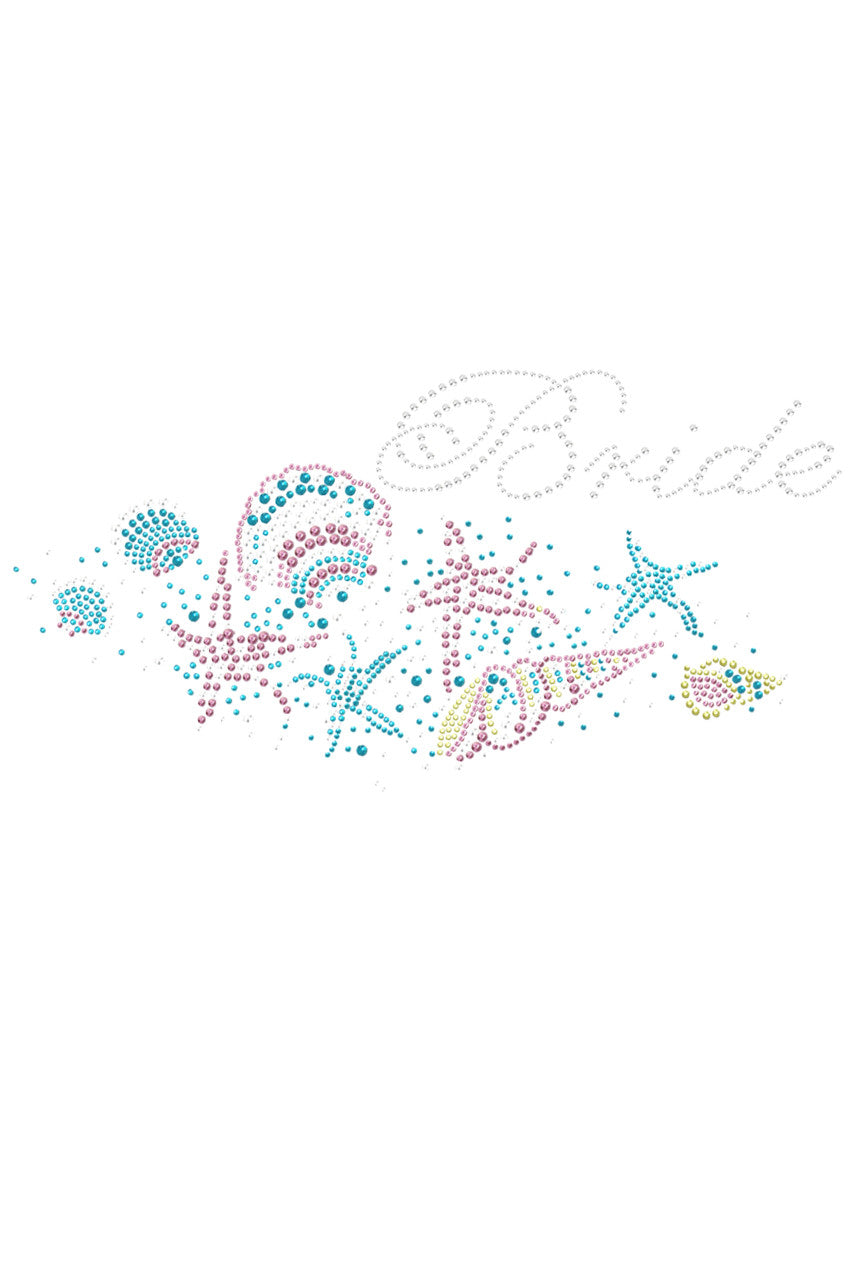 Bride with Seashells- Womens T-shirt