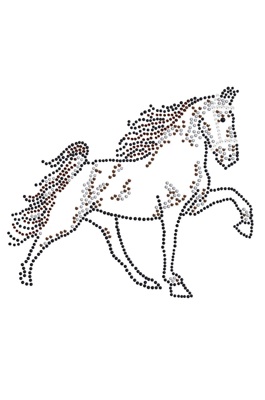 Horse (Brown Rhinestuds) - bandana