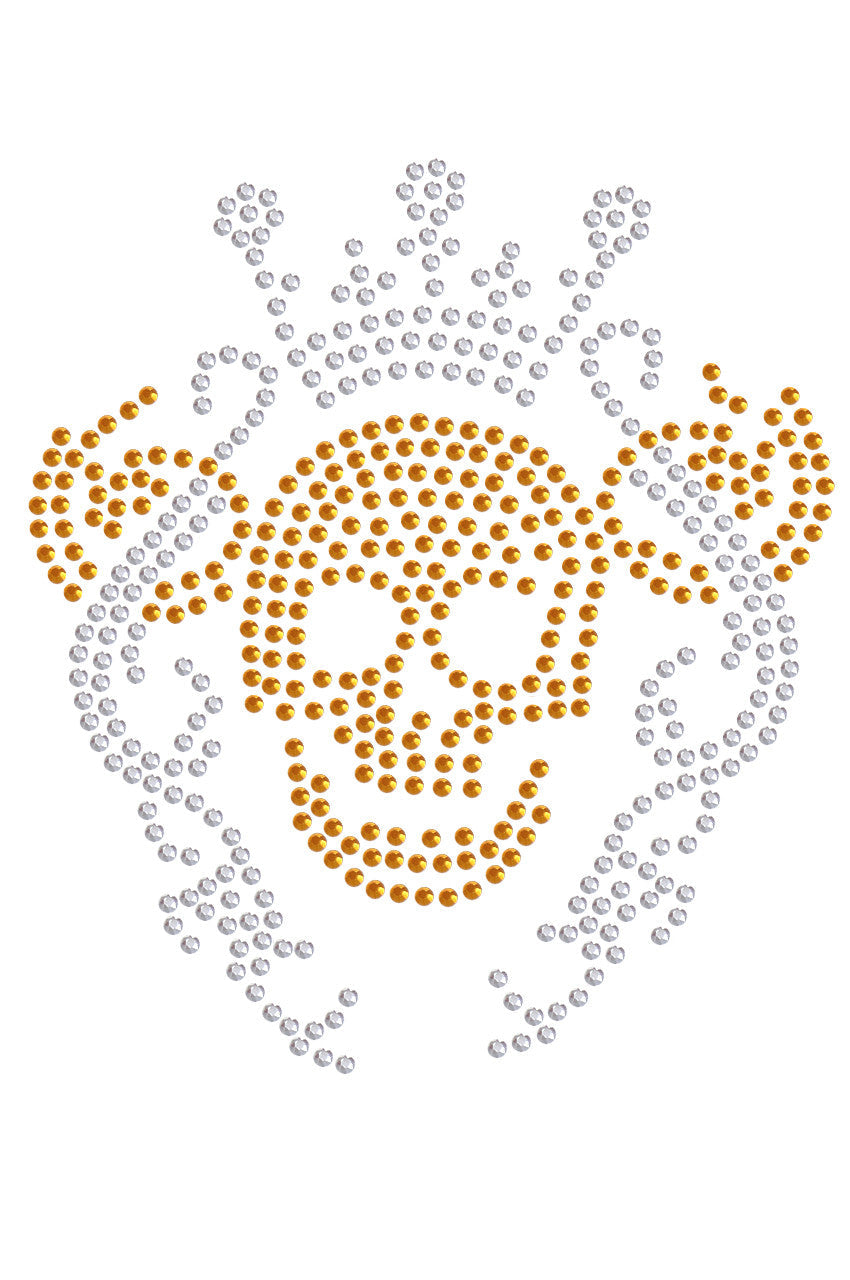 Gold Skull with Crown - Women's T-shirt