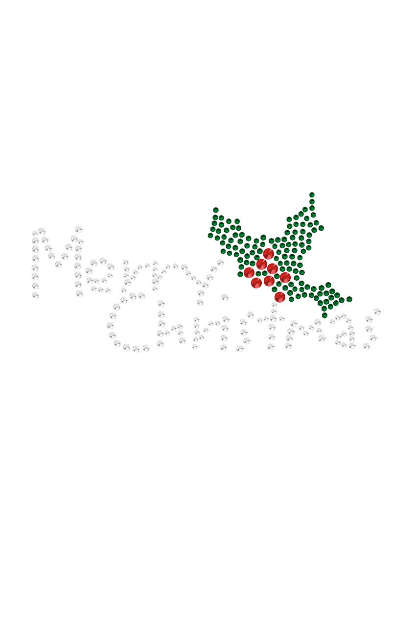 Merry Christmas with Holly - Womens Tee