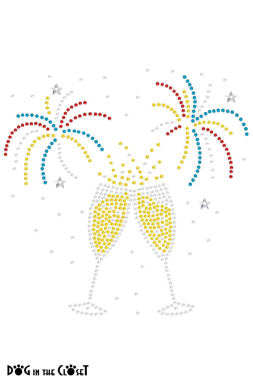 Happy New Year Drink & Fireworks - Bandanna
