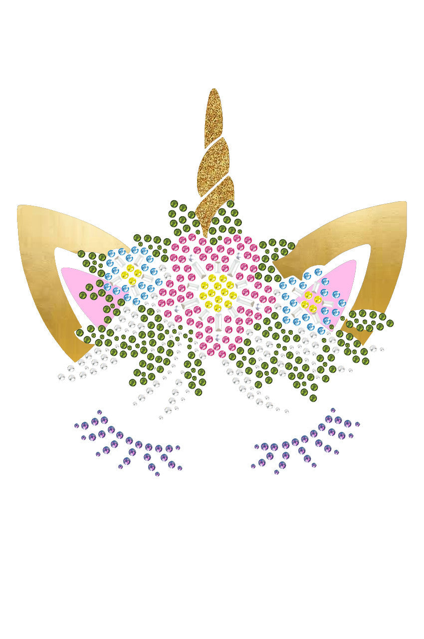Unicorn with Flowers - Womens Tee