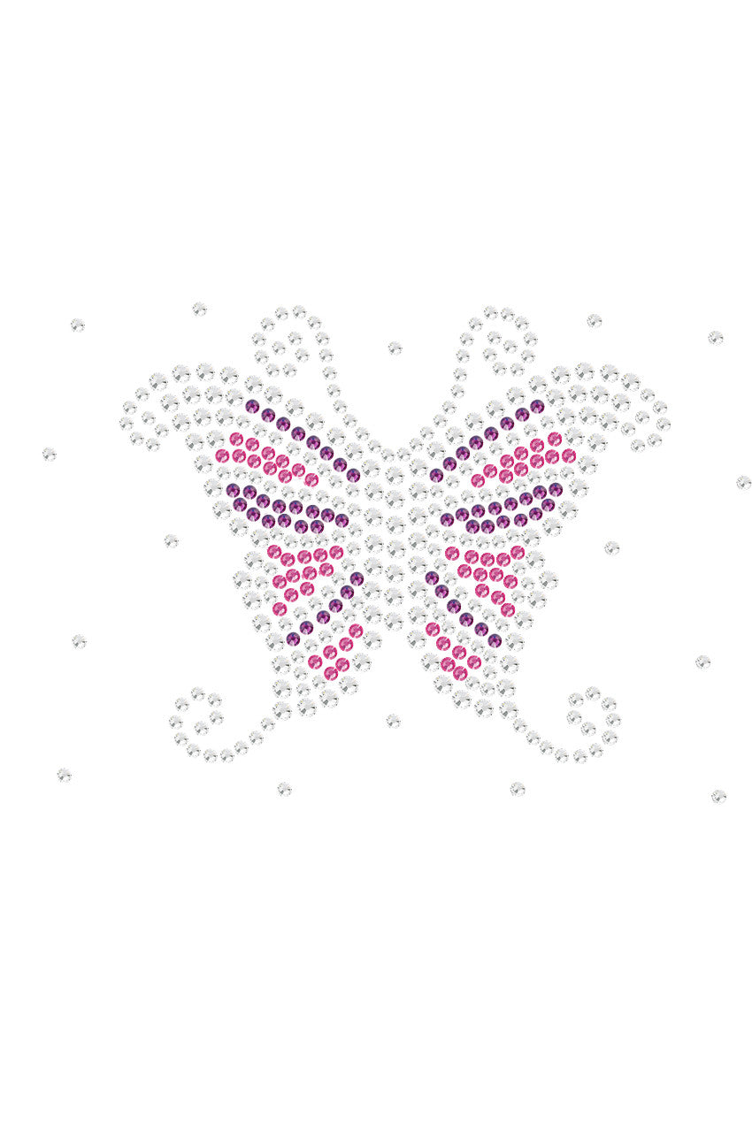 Pink & Purple Butterfly - Womens T-shirt