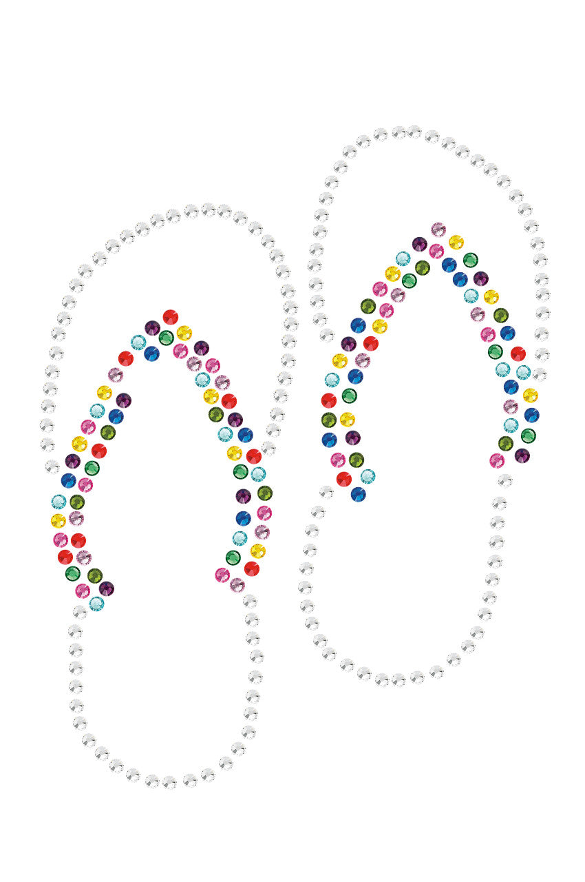 Flip Flops (Rhinestone) - Women's T-shirt