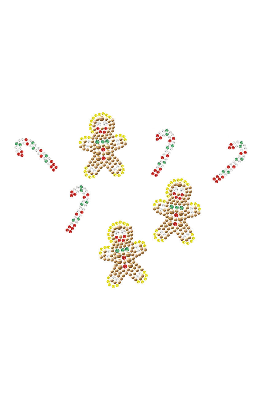 Gingerbread Men & Candy Canes - Bandana