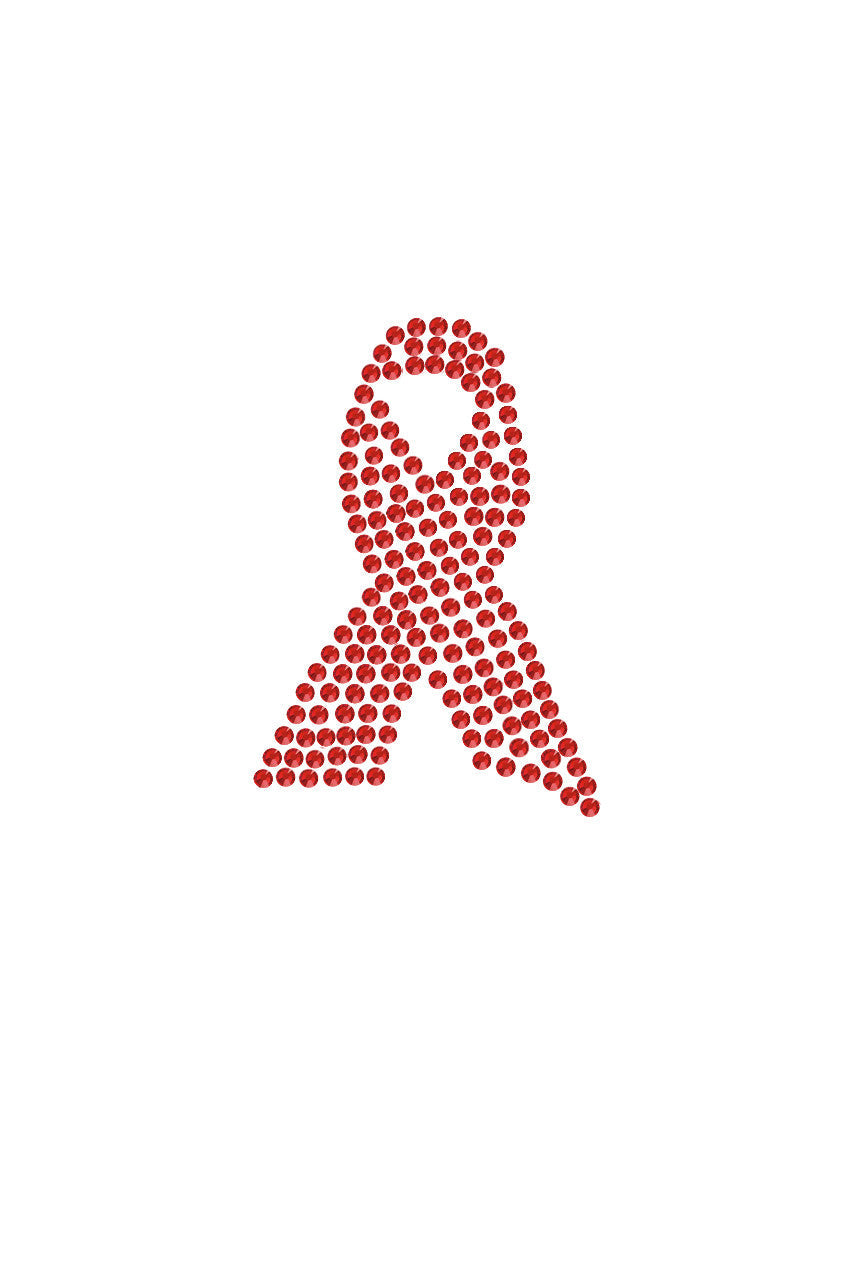 Ribbon (Red Rhinestones) - Bandanna