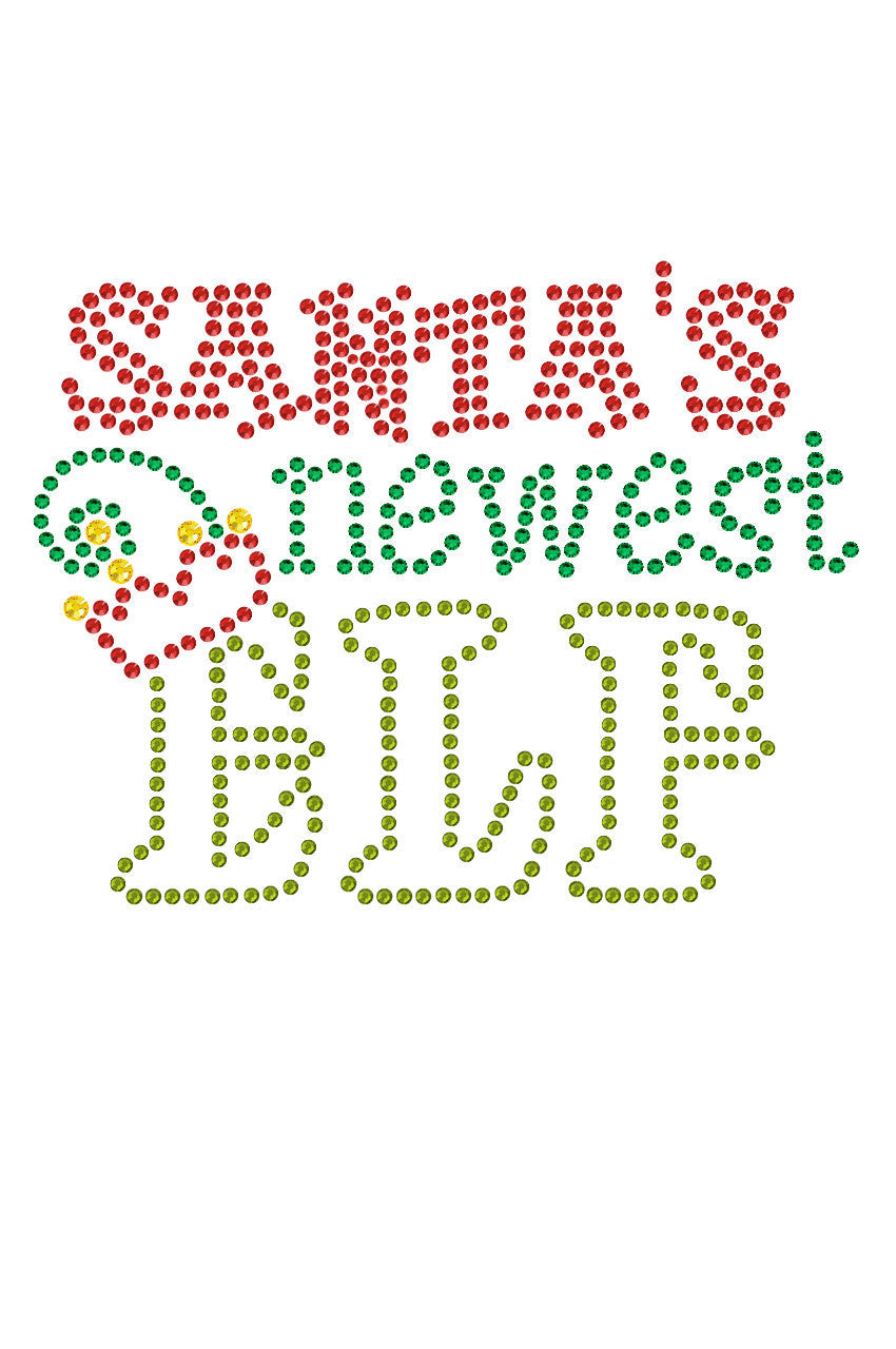 Santas Newest Elf - Womens T-shirt
