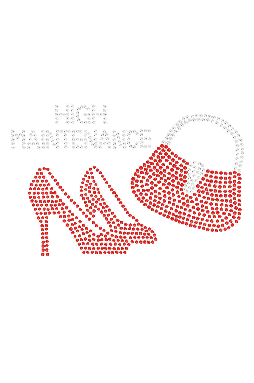 High Maintenance Red Heels & Purse - Womens T-shirt