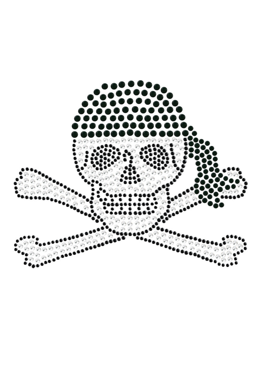 Skull with Black Bandanna - Bandanna