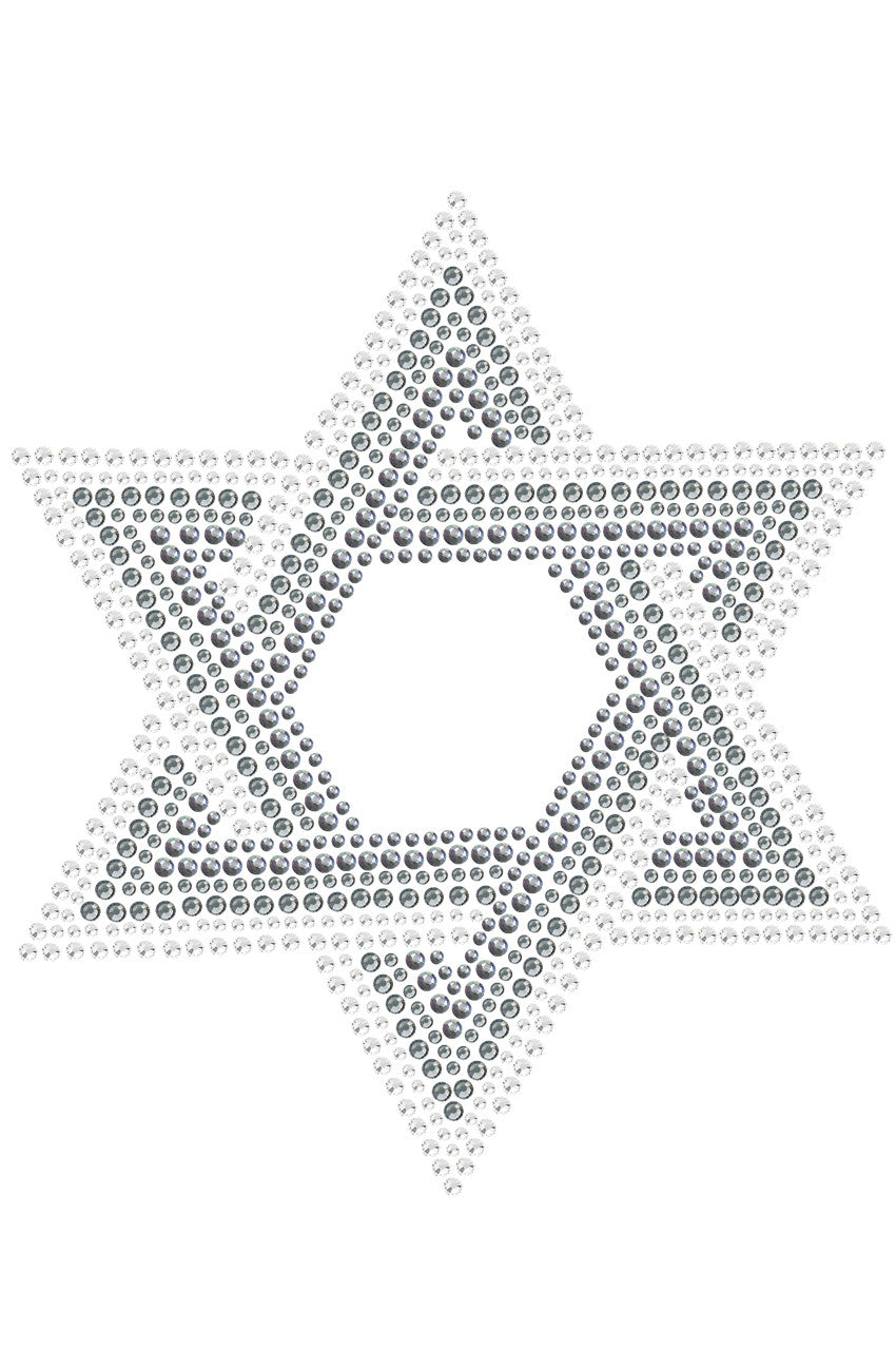 Star of David (Crystal and Gray) - Womens T-shirt