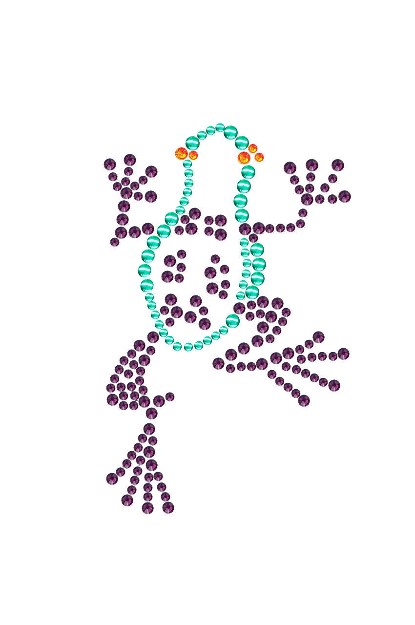 Frog (Green & Purple) - Womens T-shirt