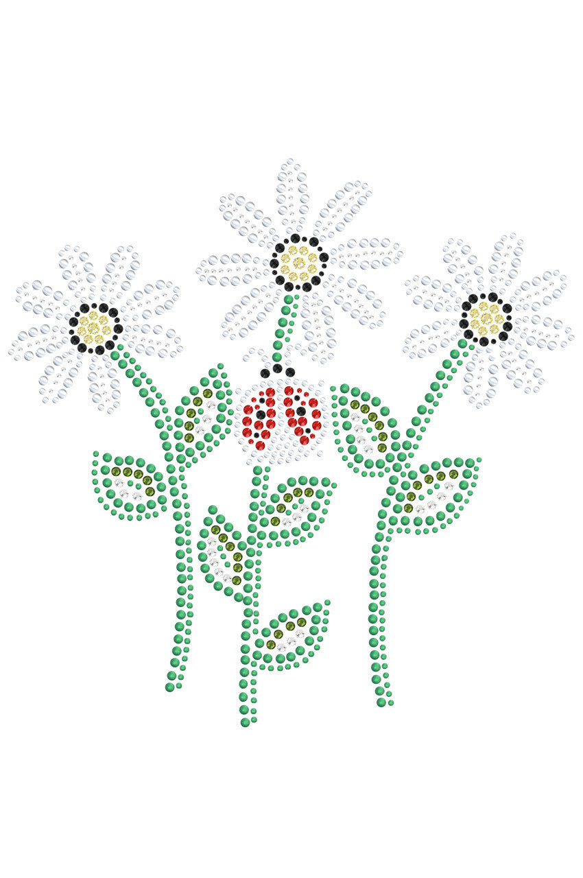 Daisies with Lady Bugs - Custom Tutu