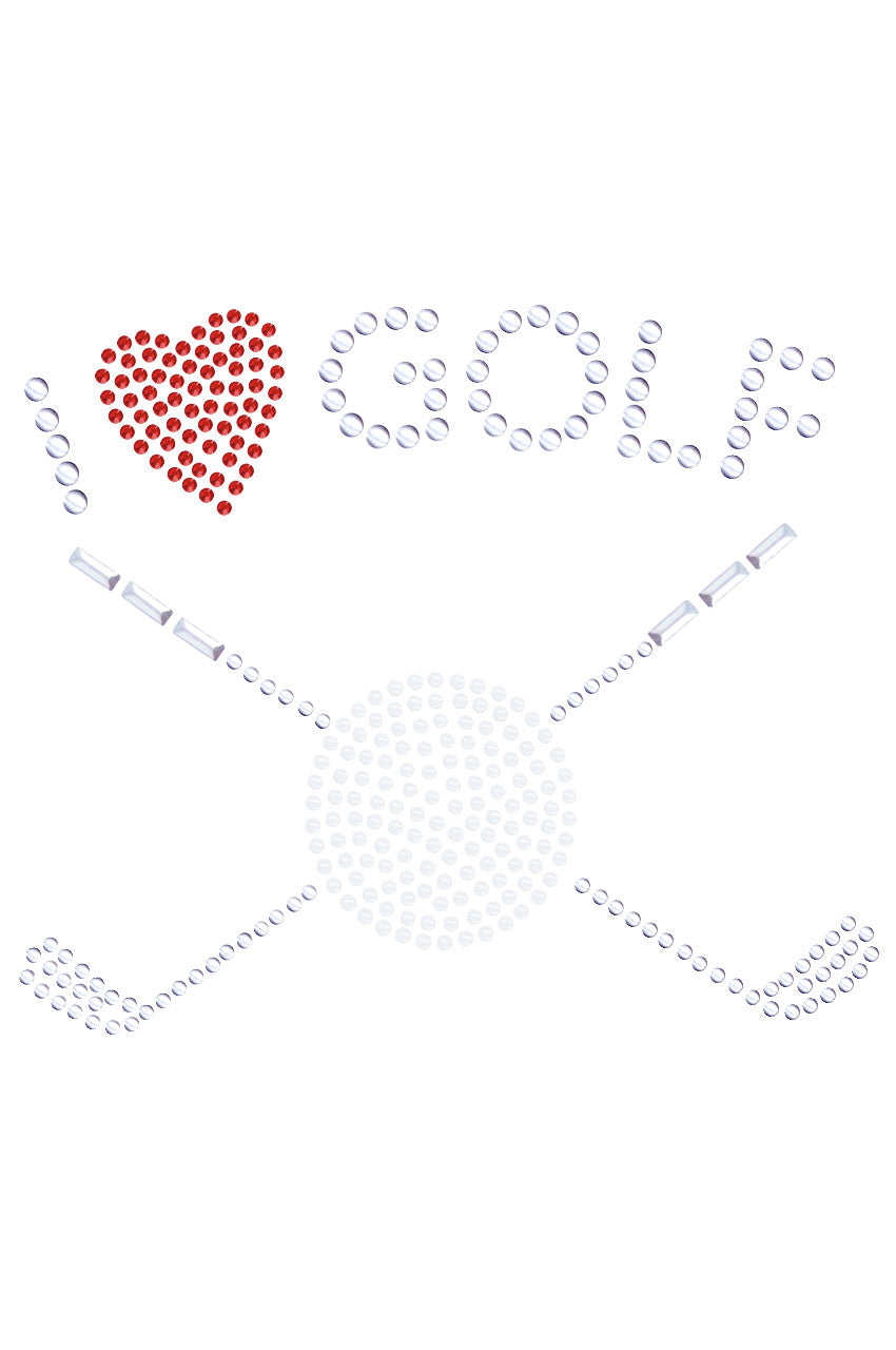 I Love Golf (Small) - Bandana