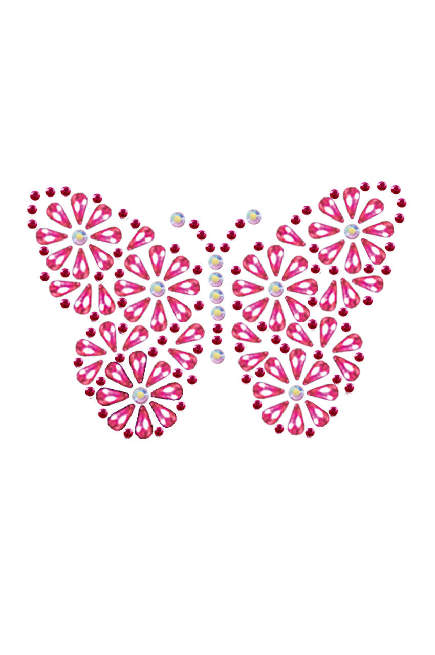 Pink Nailhead Butterfly - Bandannas