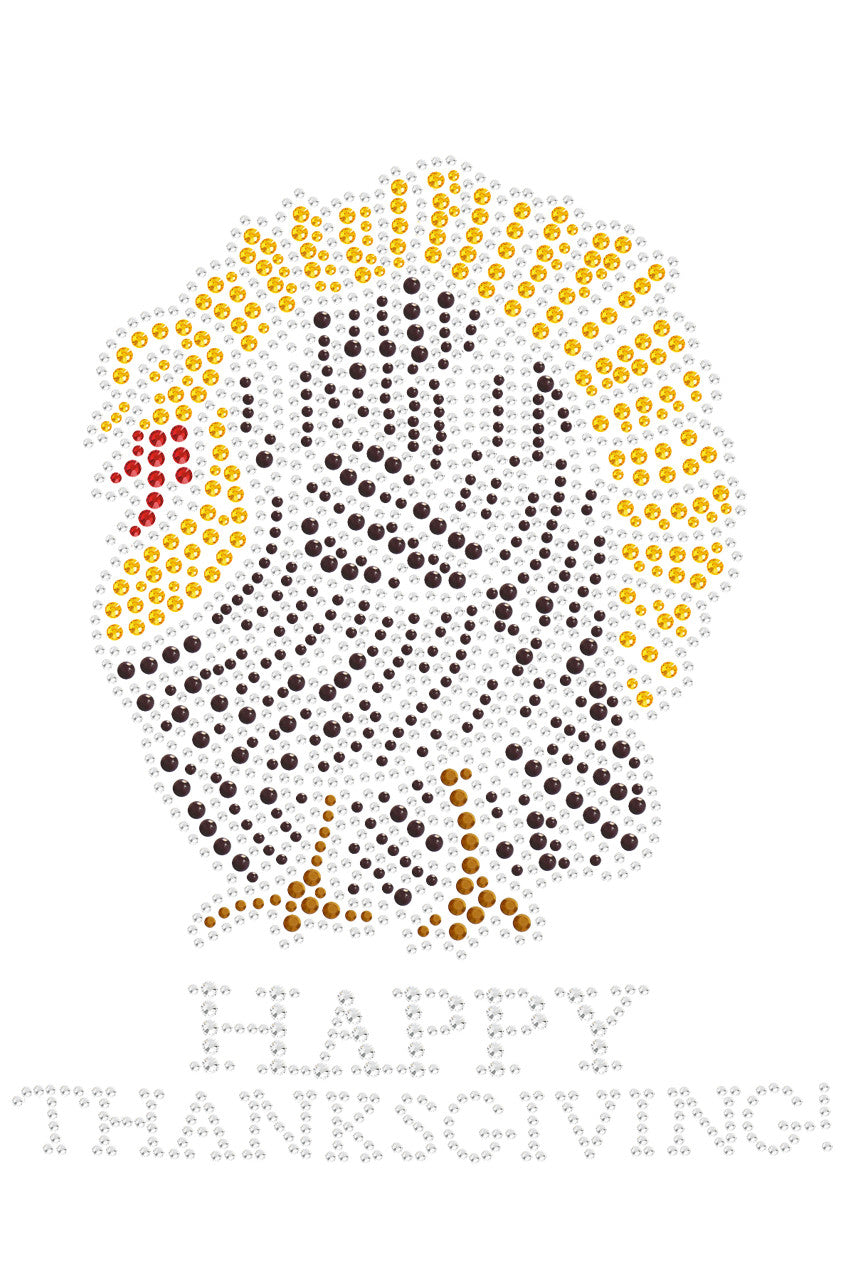 Happy Thanksgiving Turkey 1- Womens T-shirt