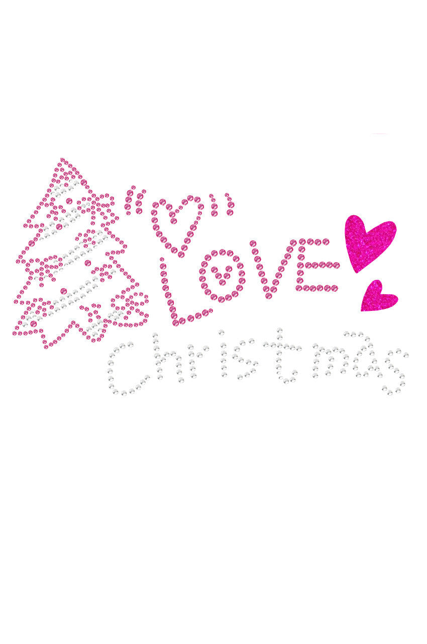 Love Pink Christmas - Womens T-shirt