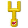 WISCONSIN HARD NYLON GOAL POST CHEW TOY