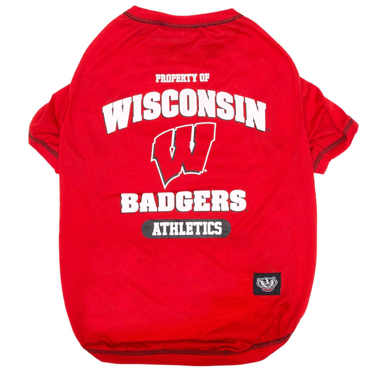 NCAA University of Wisconsin Badgers Dog T-Shirt