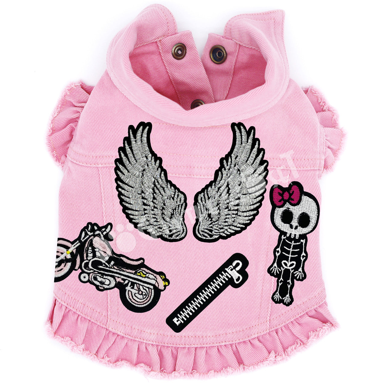 Biker Babe Denim Dog Jacket